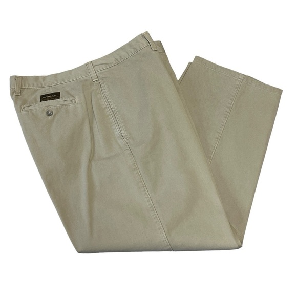 Men’s Calvin Klein Khaki Flat Front Straight Leg Pant. Sage Green 36 x 30 #1033 - Picture 4 of 6